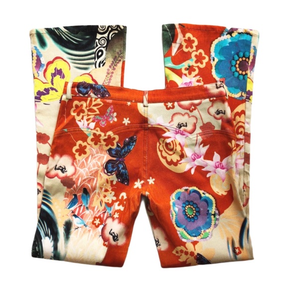 NWOT - Birds, Butterflies, Floral , Whimsy Fitted Flare Corduroys - Picture 3 of 15